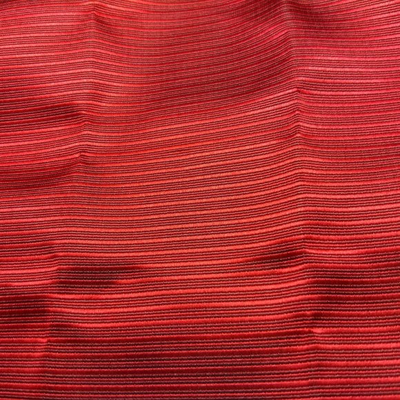 NWT red silk cuff links pocket square gift set - Picture 7 of 10